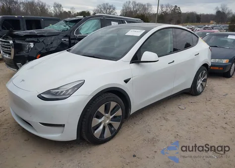 2021 Tesla Model Y Long Range Dual Motor All-Wheel Drive из США, поврежденный, VIN 5YJYGAEE9MF188291